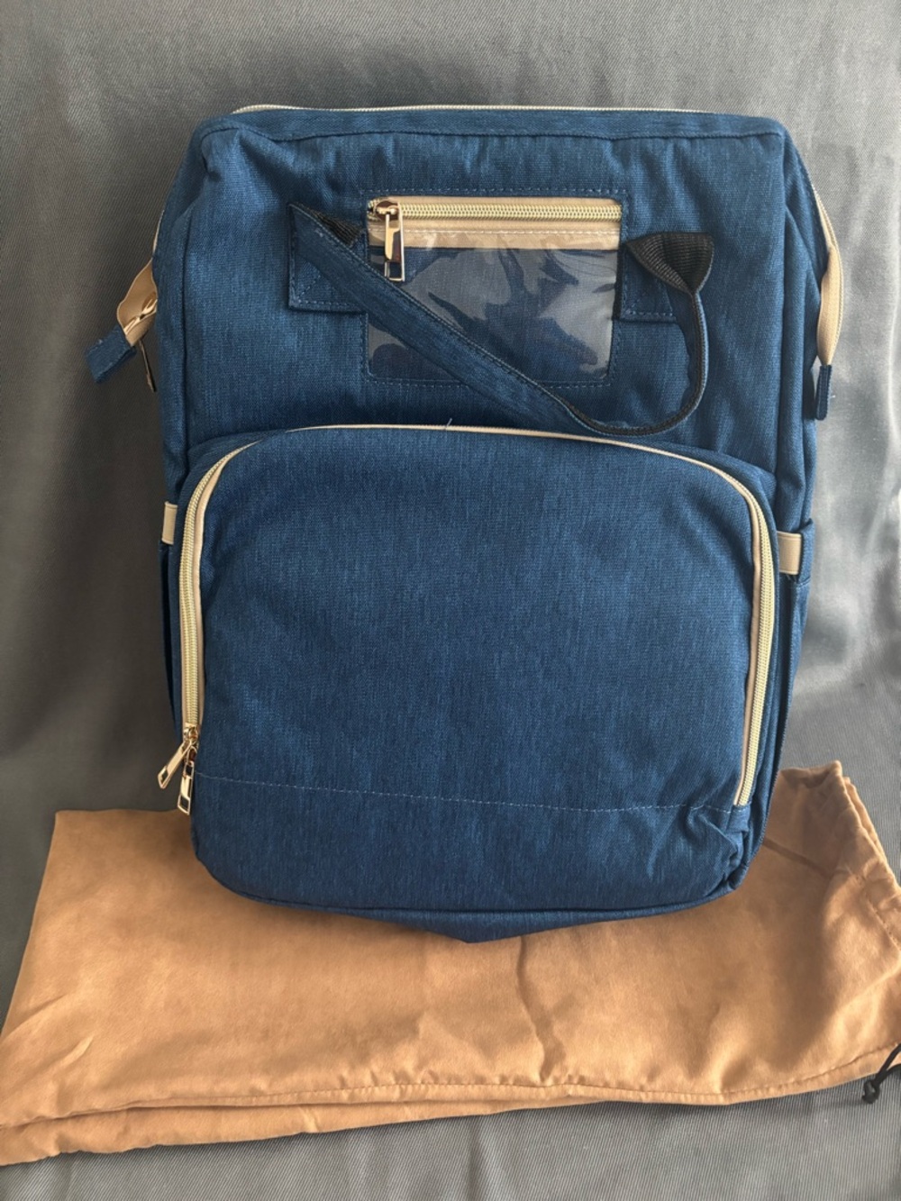 Denim Baby Convertible Bag